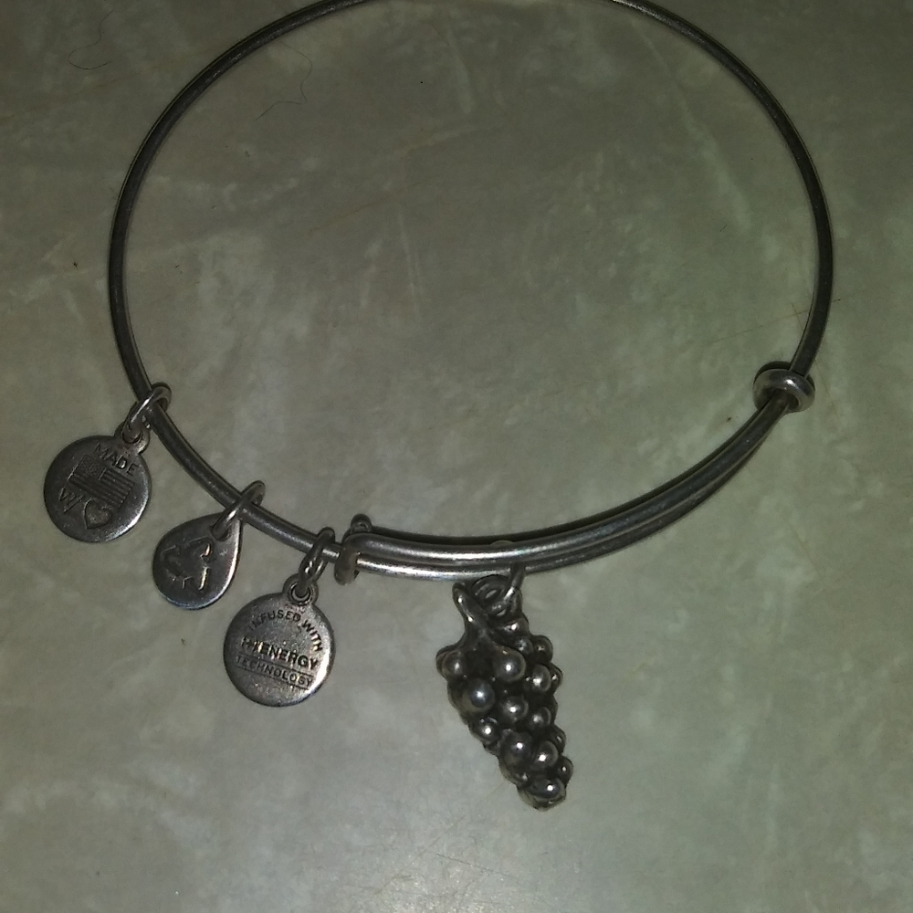 Alex And Ani Grape Bracelet